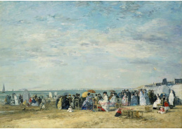 SO XI-418 Eugene Boudin - Pláž v Trouville