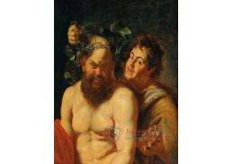 DDSO-2382 Peter Paul Rubens - Silenus a satýr