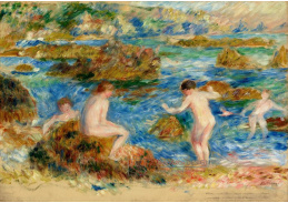 D-9985 Pierre-Auguste Renoir - Chlapci na skalách u Guernsey