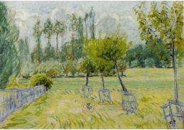 VCP-210 Camille Pissarro - Studie jabloní v Eragny