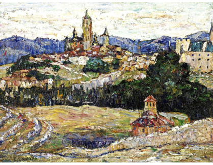 KO III-113 Ernest Lawson - Pohled na Segovia