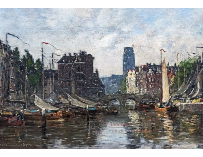 A-4047 Eugene Boudin - Burzovní most v Rotterdamu