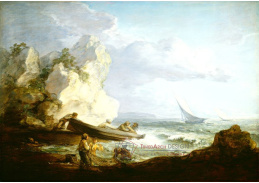 D-7662 Thomas Gainsborough - Pobřeží s rybáři