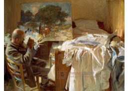 SO IX 407 John Singer Sargent - Malíř v jeho ateliéru