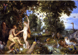 VRU135 Peter Paul Rubens a Jan Brueghel - Adam a Eva v rajské zahradě