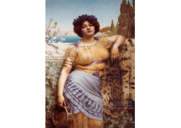 VSO1518 John William Godward - Tanečnice od jónského moře