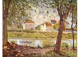 SO IV-290 Alfred Sisley - Vesnice na břehu Seiny