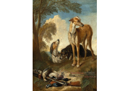 SO XVII-126 Frans Snyders - Tři lovečtí psi v krajině