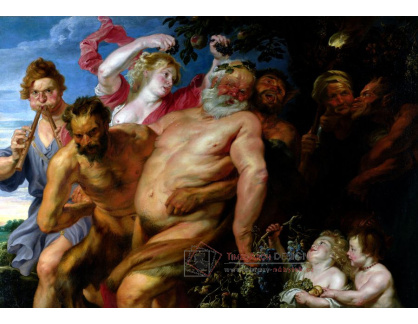 DDSO-3161 Anthony Van Dyck - Opilý Silenus a satýr