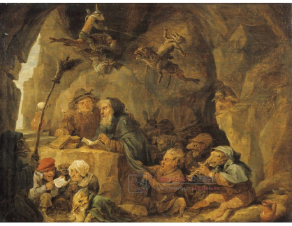 A-6863 David Teniers - Pokušení svatého Antonína