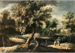 KO VI-338 Salvator Rosa - Krajina s postavami a blížící se bouři