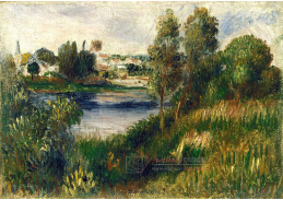 D-7567 Pierre-Auguste Renoir - Krajina ve Vétheuil