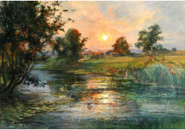 VSO 499 Anna Gardell-Ericson - Východ slunce nad jezerní krajinou