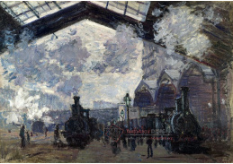 R8-113 Claude Monet - Nádraží v Saint-Lazare