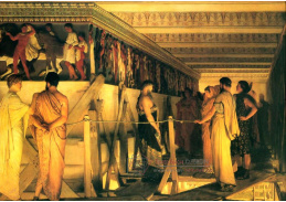 VANG39 Lawrence Alma-Tadema - Phidias ukazující svým přátelům Pantheon