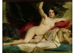 KO III-394 William Etty - Ležící ženský akt