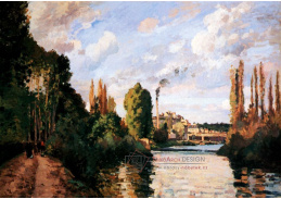 VCP-434 Camille Pissarro - Cesta kolem řeky v Pontoise