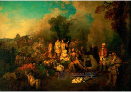 SO XI-42 Antoine Watteau - Tábořiště