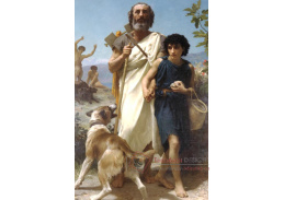 R15-64 Adolph William Bouguereau - Homér a jeho průvodce