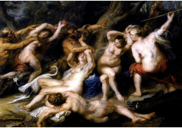 VRU163 Peter Paul Rubens - Diana a víly přepadeny fauny