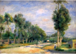 VR14-3 Pierre-Auguste Renoir - Cesta do Versaill v Louveciennes