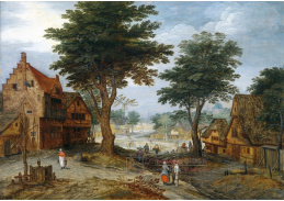 BRG-101 Jan Brueghel - Vesnická krajina se stromy