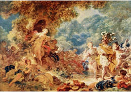 VJHF 31 Jean-Honoré Fragonard - Rinaldo v zahradě s Armidou