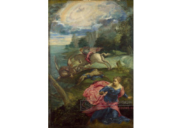 VSO 443 Jacopo Tintoretto - Svatý Jiří a drak