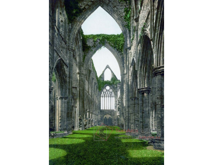 Fotochrom VF 352 Tintern Abbey, Anglie