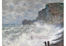 VCM 115 Claude Monet - Drsné počasí v Etretat