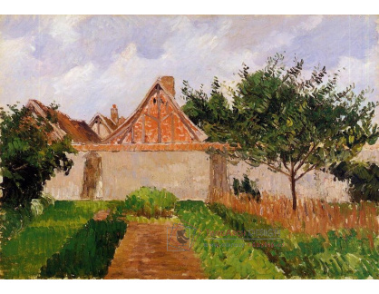 VCP-142 Camille Pissarro - Zahrada u Eragny