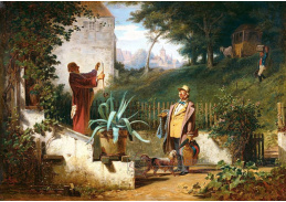 SO XIV-398 Carl Spitzweg - Kamarádi z dětství