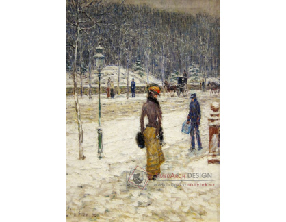 SO XVII-439 Childe Hassam - Ulice v New Yorku