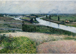 KO I-358 Gustave Caillebotte - Seina u přístavu v Epinay