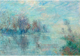 DDSO-3522 Gustave Loiseau - Řeka Eure v zimě