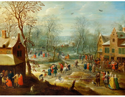 DDSO-761 Jan van Peeter Bredael - Lovecká zimní scéna