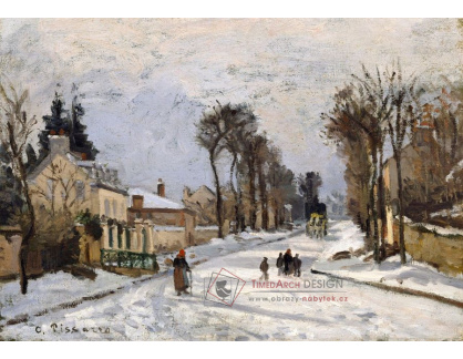 VCP-92 Camille Pissarro - Cesta do Versailles v Louveciennes