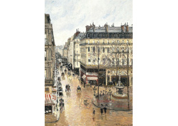 VCP-29 Camille Pissarro - Rue Saint-Honoré v odpoledních hodinách