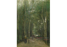 A-2879 Jean-Baptiste Camille Corot - Cesta v Saint-Cloud