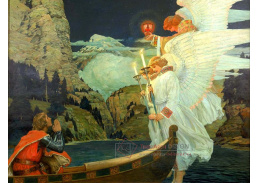 SO IV-520 Frederick Judd Waugh - Rytíř Svatého grálu