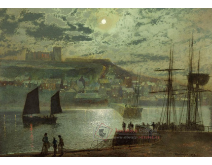 A-4308 John Atkinson Grimshaw - Přístav Whitby