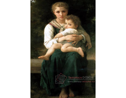 R15-177 Adolph William Bouguereau - Dvě sestry