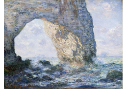 R8-112 Claude Monet - Útes Manneporte v Etretat