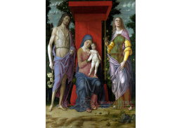 SO VII-23 Andrea Mantegna - Madonna se svatou Marii Magdalénou a svatým Janem Křtitelem