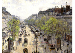 VCP-317 Camille Pissarro - Bulvár Montmartre na jaře