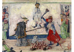 A-6978 James Ensor - Kostlivci se perou o oběšeného muže