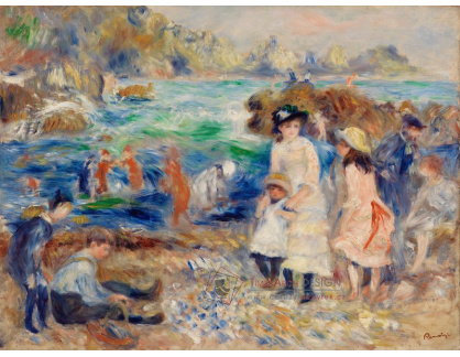 D-6832 Pierre-Auguste Renoir - Děti na pobřeží v Guernsey