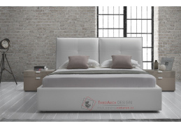 LIMANO, čalouněná postel 160x200cm, látka béžová
