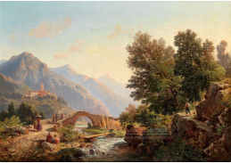 KO I-48 Elisabeth Collin Fort-Simeon - Motiv z Aosta Valley