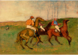 D-7114 Edgar Degas - Jezdci a koně